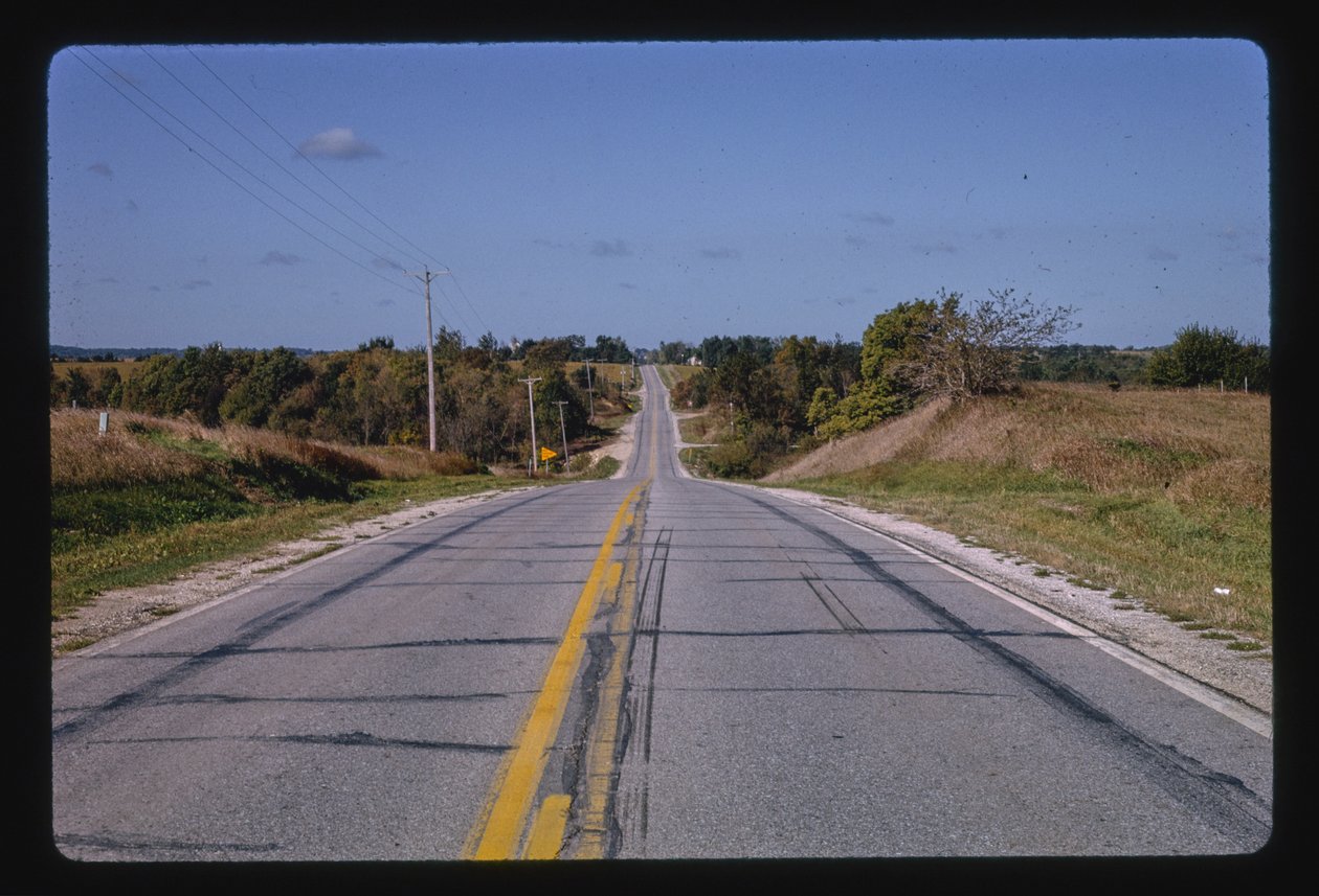 Highway 6, West of Adel, Iowa, USA by John Margolies