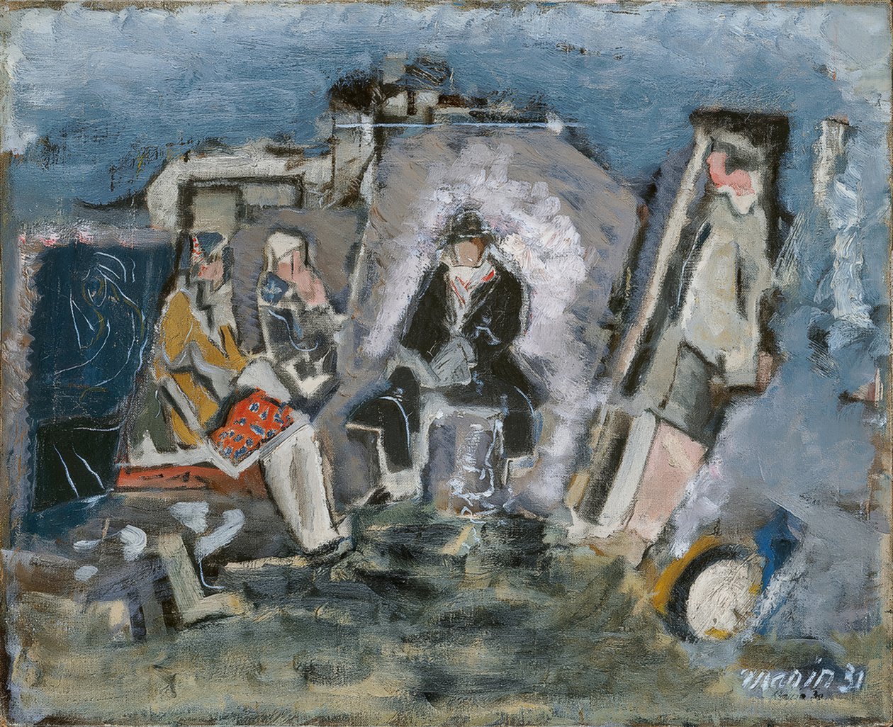 People in the Waiting Room by John Marin