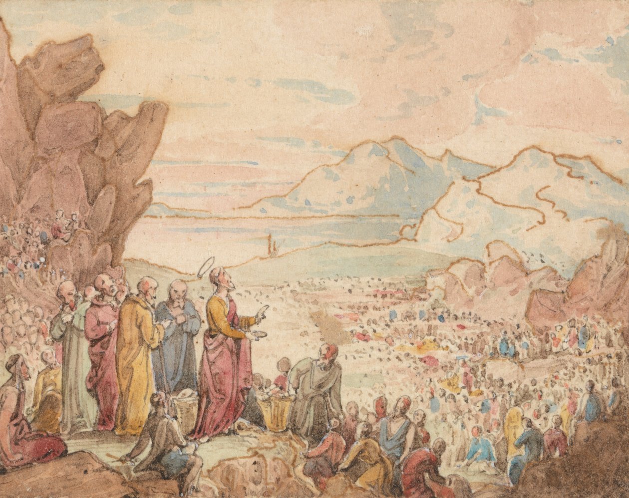 Feeding the Five Thousand by John Martin