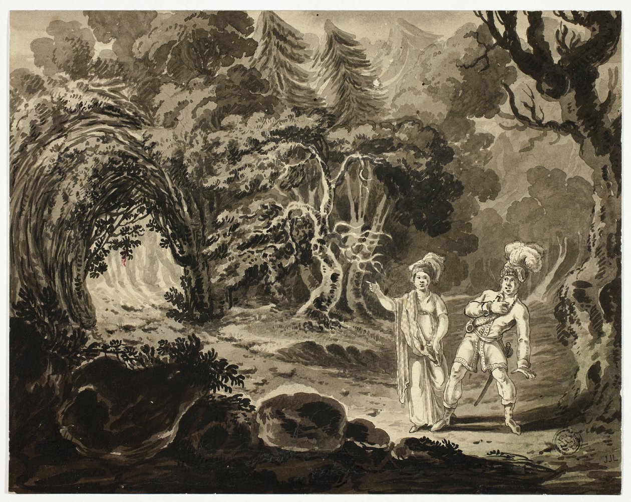 Scene from Opera by John Martin