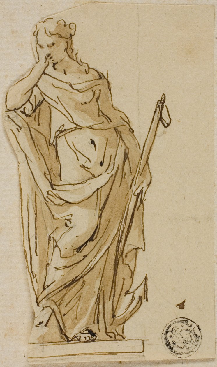 Hope: Design for the Unexecuted Monument to the First Duke of Marlborough by John Michael Rysbrack