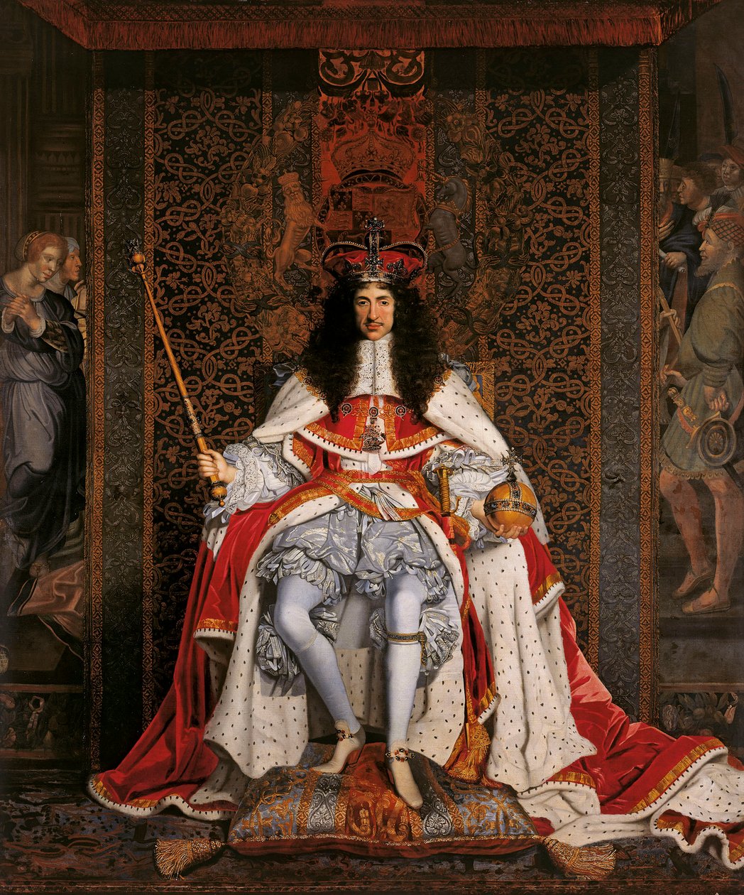 Charles II of England in Coronation Robes by John Michael Wright