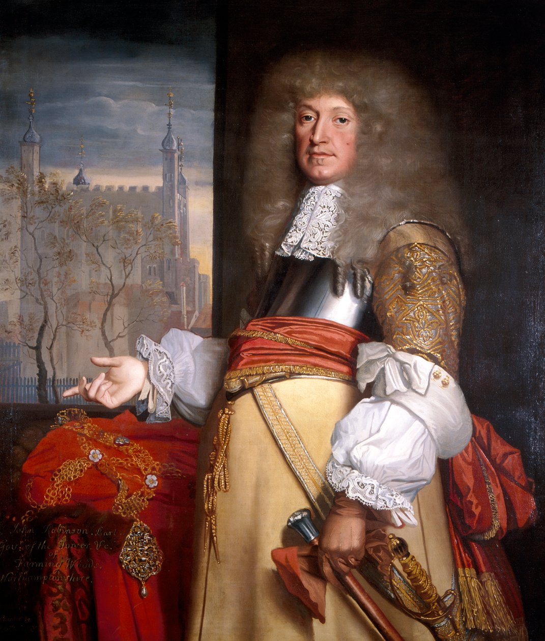 Sir John Robinson, Lord Mayor 1662 by John Michael Wright