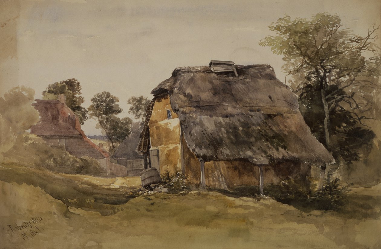 An Old Barn at Tunbridge Wells by John Middleton