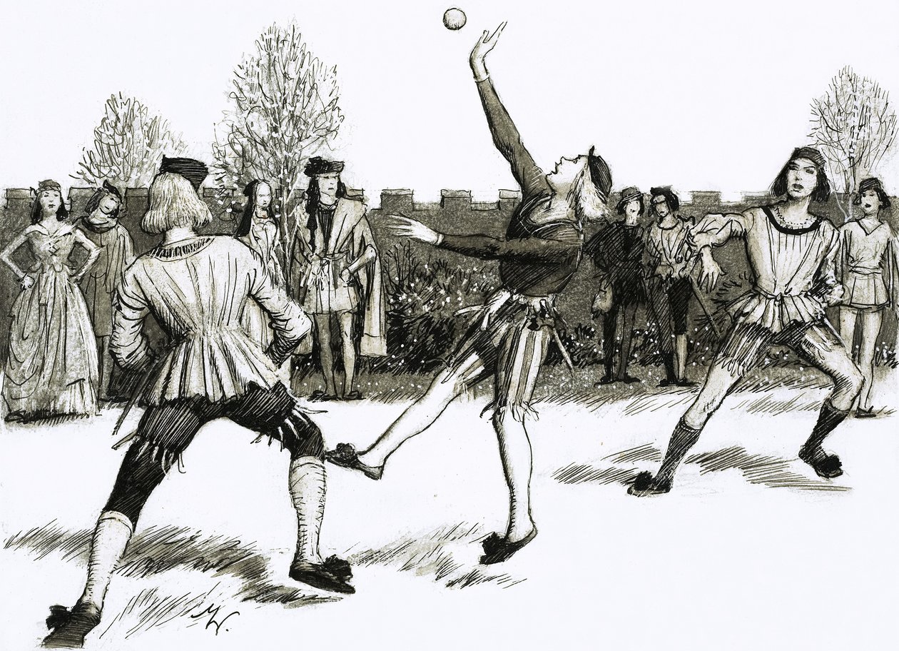 Jeu de Paume, a Kind of Handball by John Millar Watt
