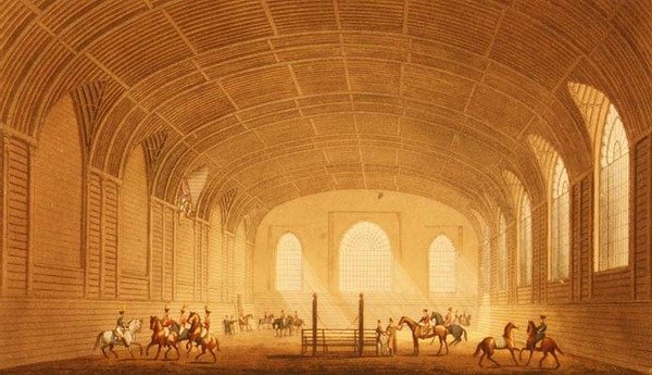 The Riding House from Views of the Royal Pavilion, Brighton by John Nash by John Nash