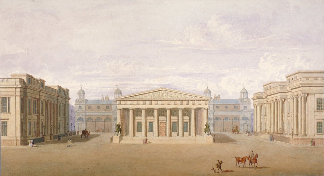 Trafalgar Square, Westminster, London, 1828 by John Nash