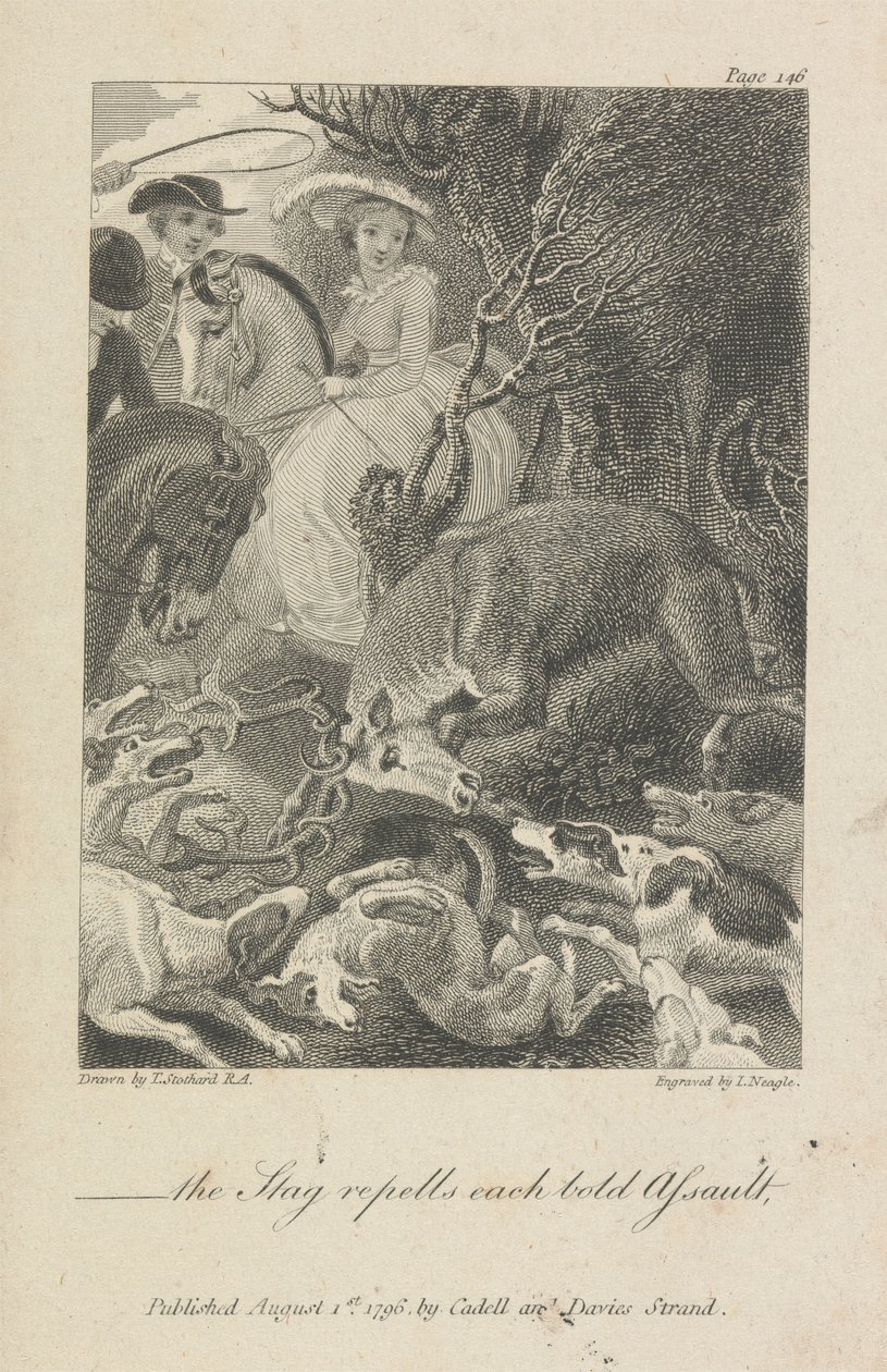 The Stag Repels Each Bold Assault by John Neagle