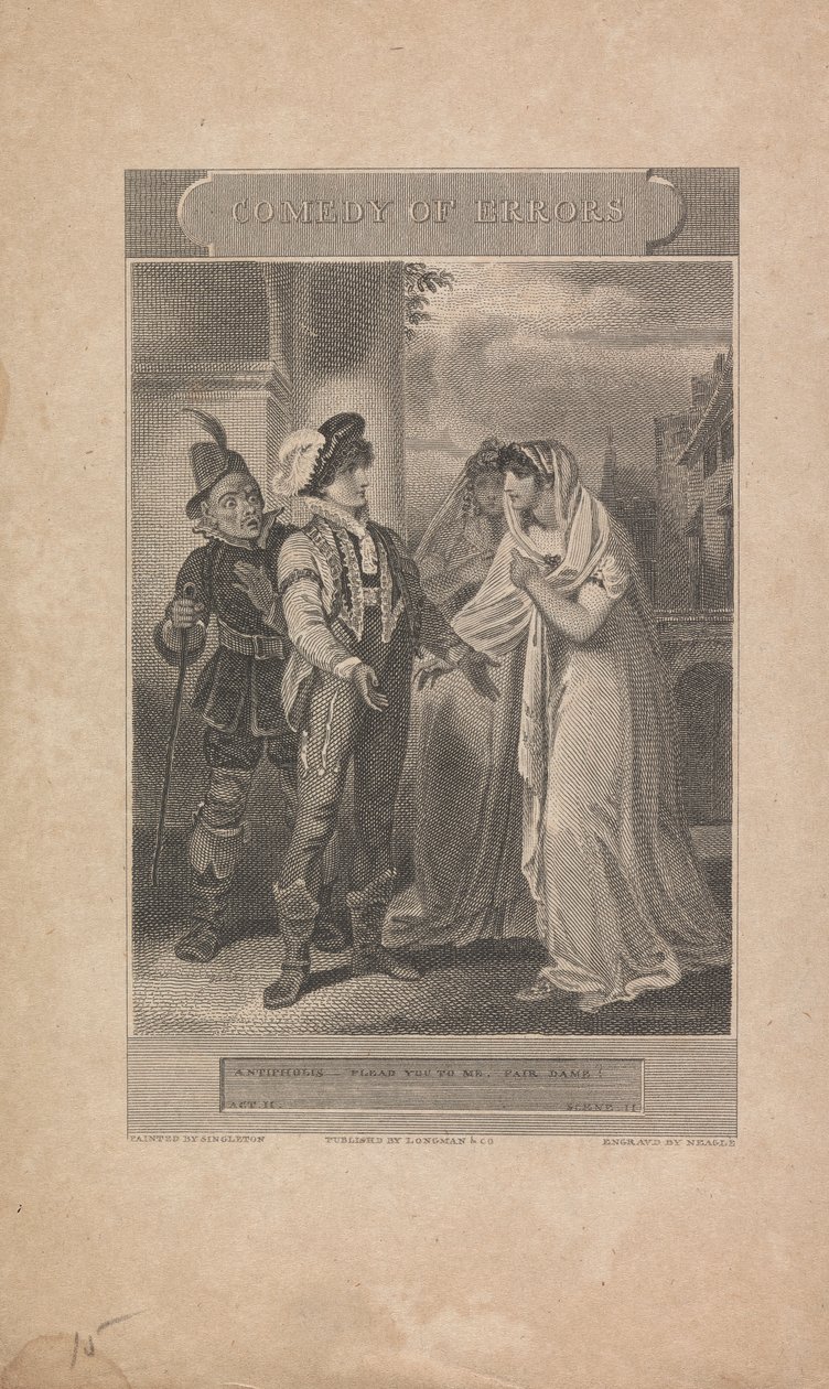 Comedy of Errors, Act II, Scene II by John Neagle