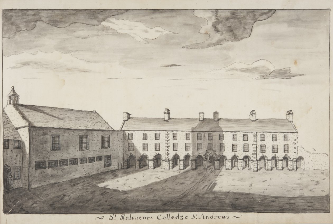 St Andrews Delineated - St Salvators College St Andrews by John Oliphant