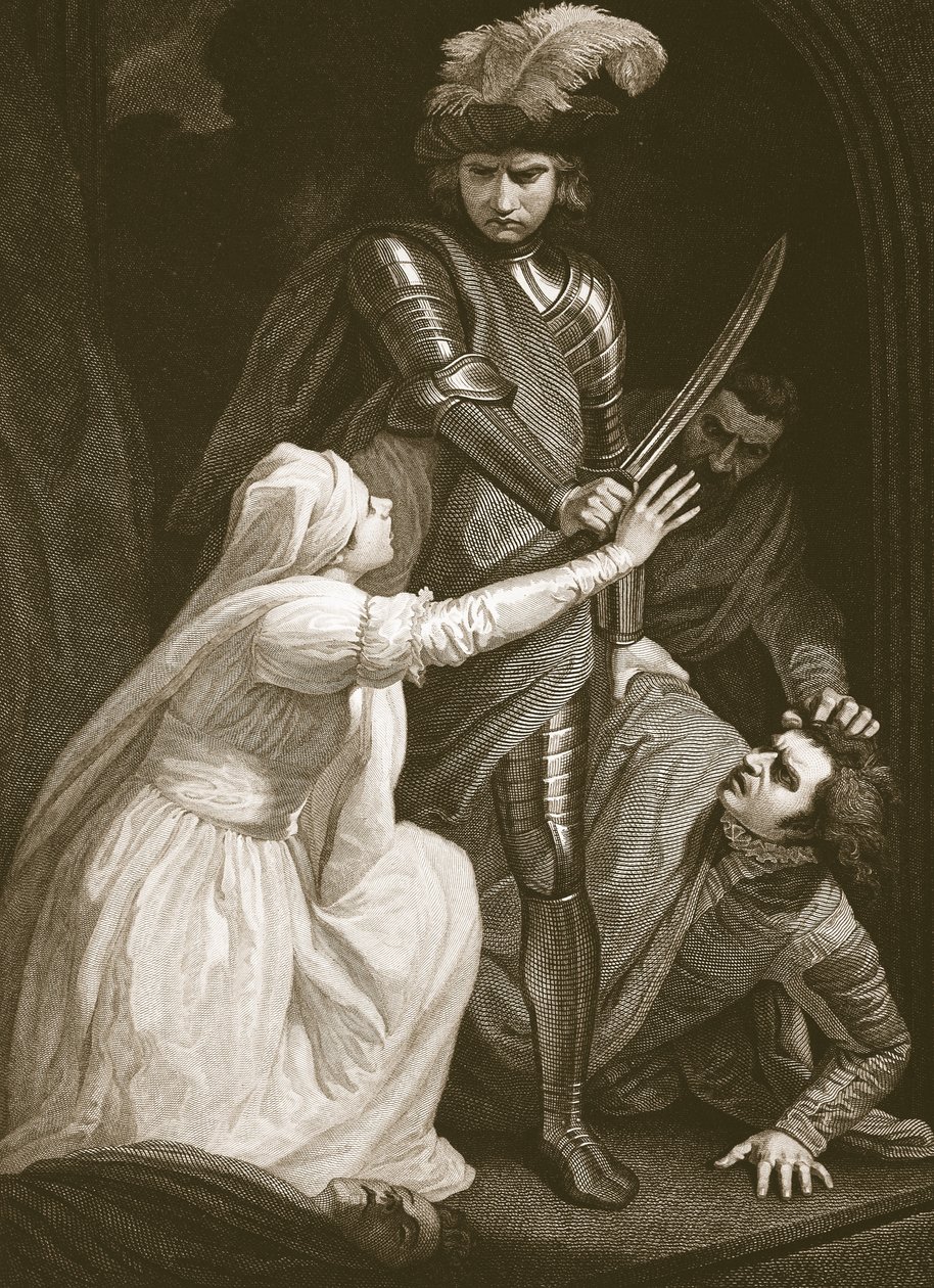 The Seizing of Mortimer, engraved by J. Fittler, illustration from David Hume
