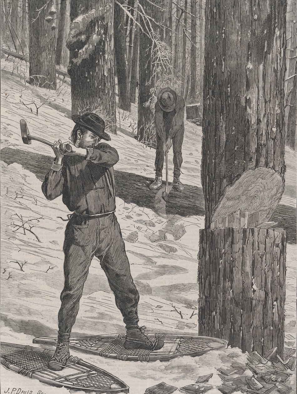 Lumbering in Winter Every Saturday, Vol. II, New Series by John Parker Davis