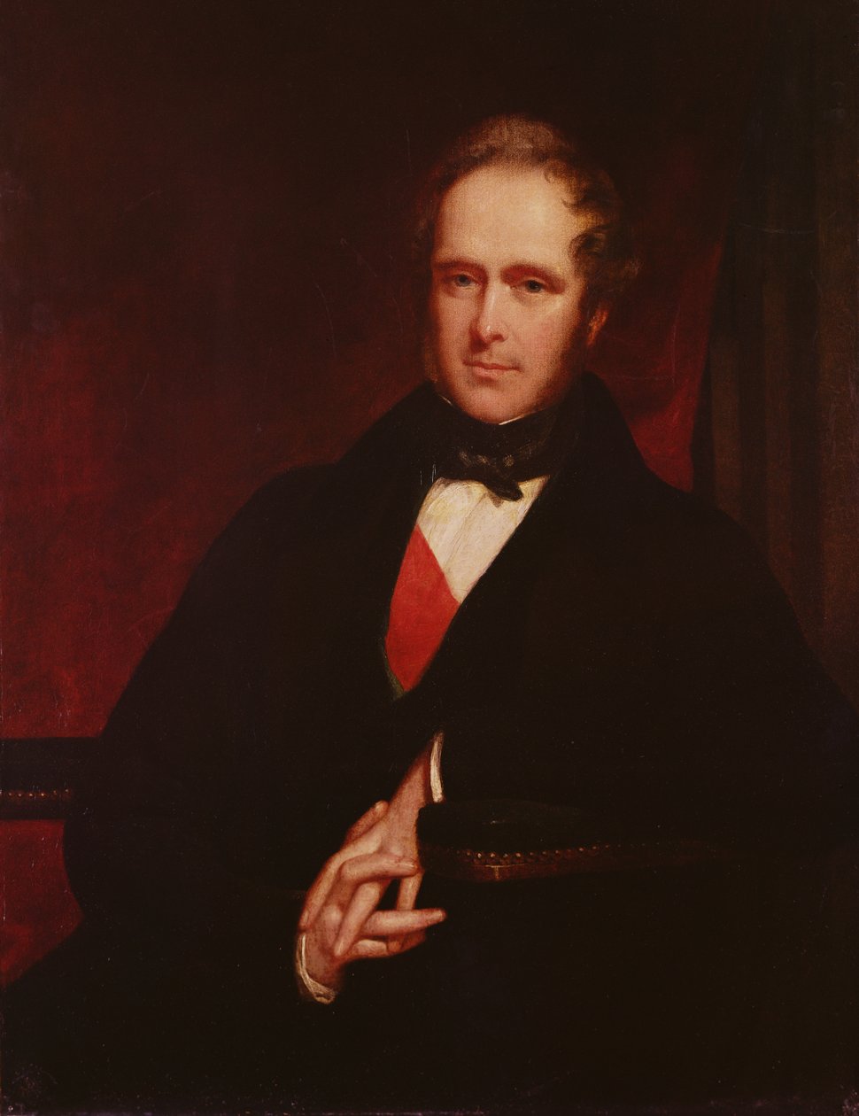 Portrait of Henry John Temple, 1844-45 by John Partridge
