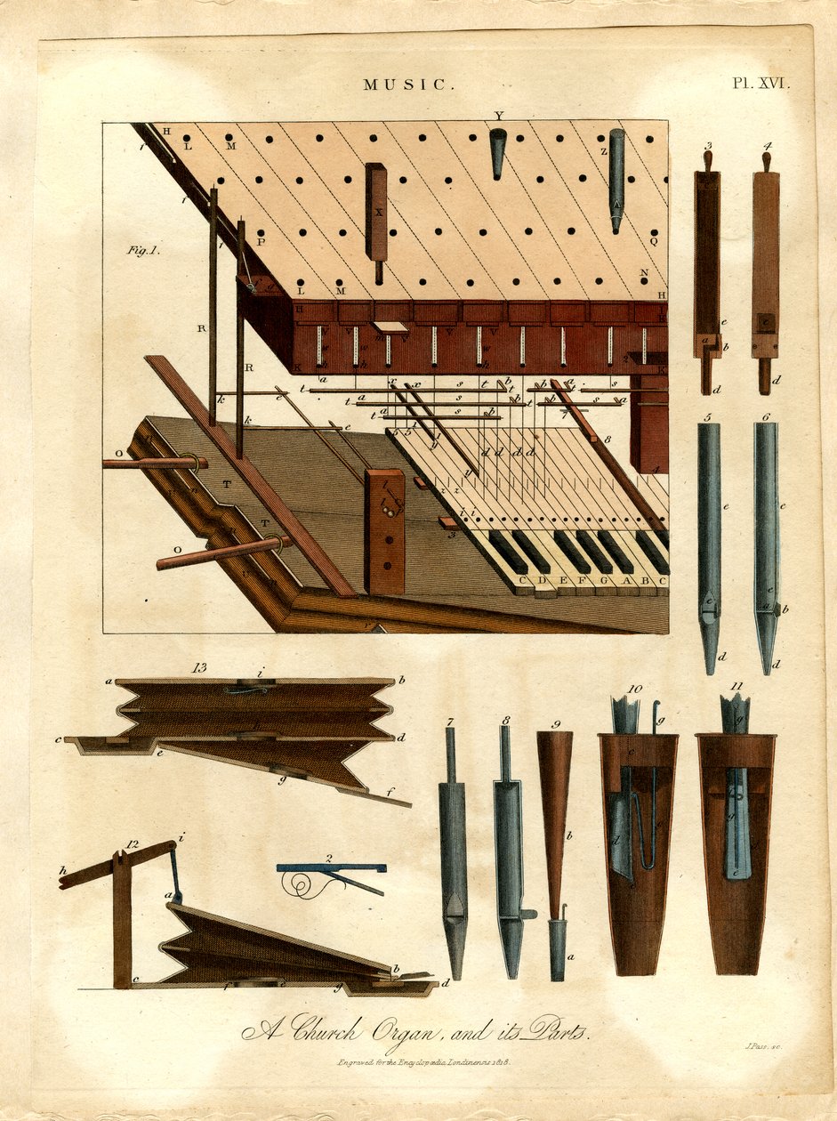 A Church Organ and its Parts by John Pass
