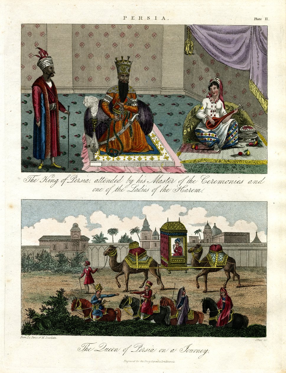 Scenes from Persia - Court Life and Royal Procession by John Pass