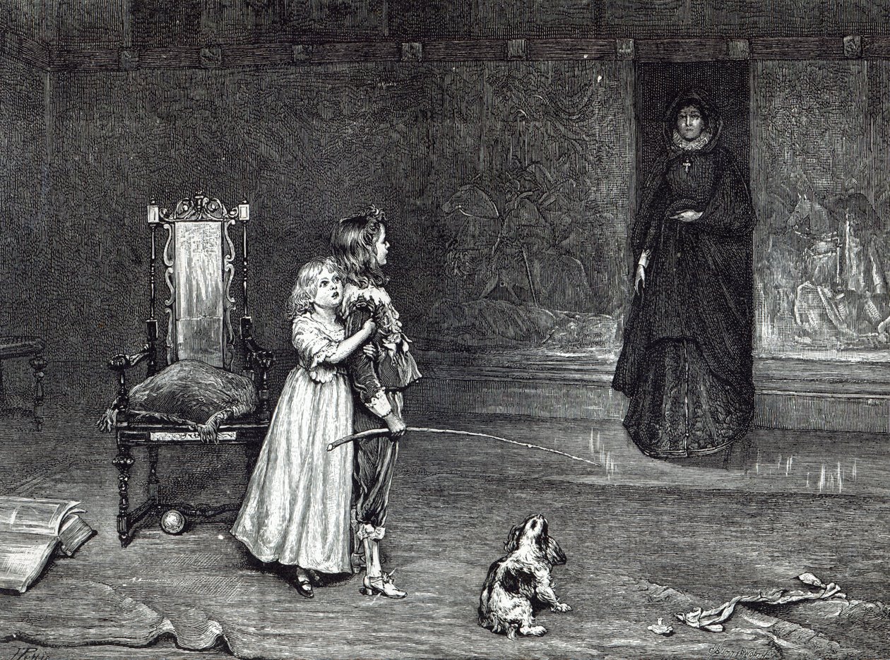 The Appearance of the Countess of Derby in the Golden Room, Scene from Scott