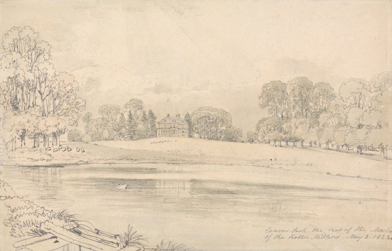 Canons Park by John Preston Neale