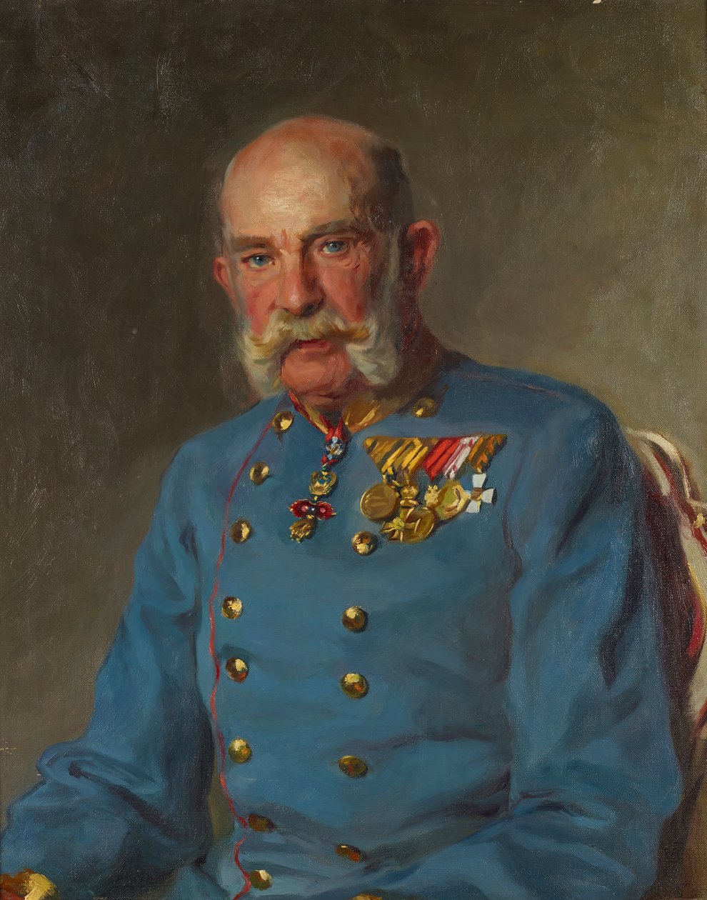 Emperor Franz Joseph I in the Service Uniform of an Austrian Field Marshal by John Quincy Adams