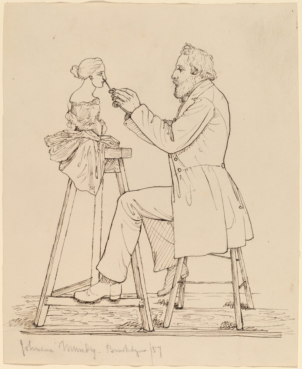 Johnson Mundy, Sculptor by John Quincy Adams Ward