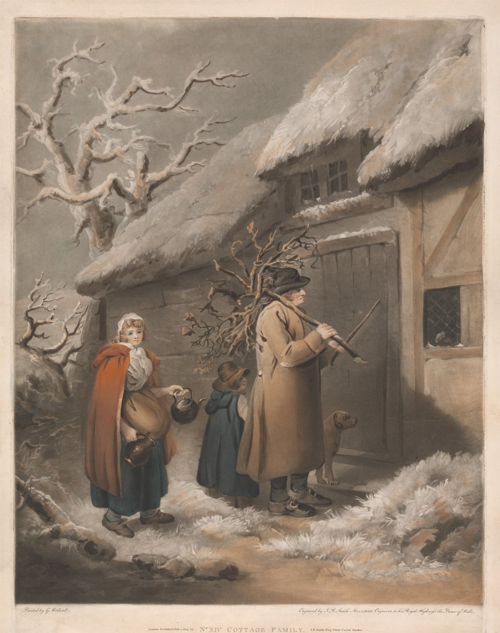 Cottage Family by John Raphael Smith