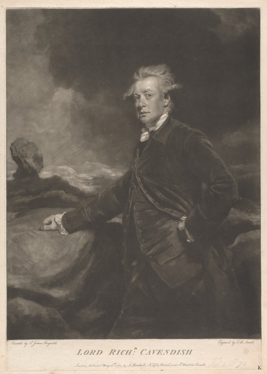 Lord Richard Cavendish by John Raphael Smith