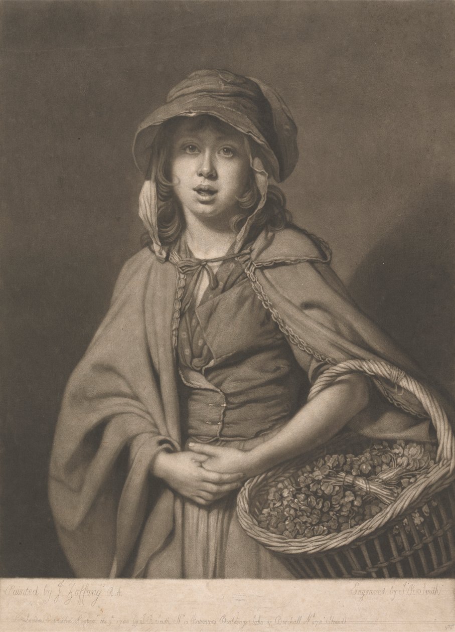 The Watercress Girl by John Raphael Smith