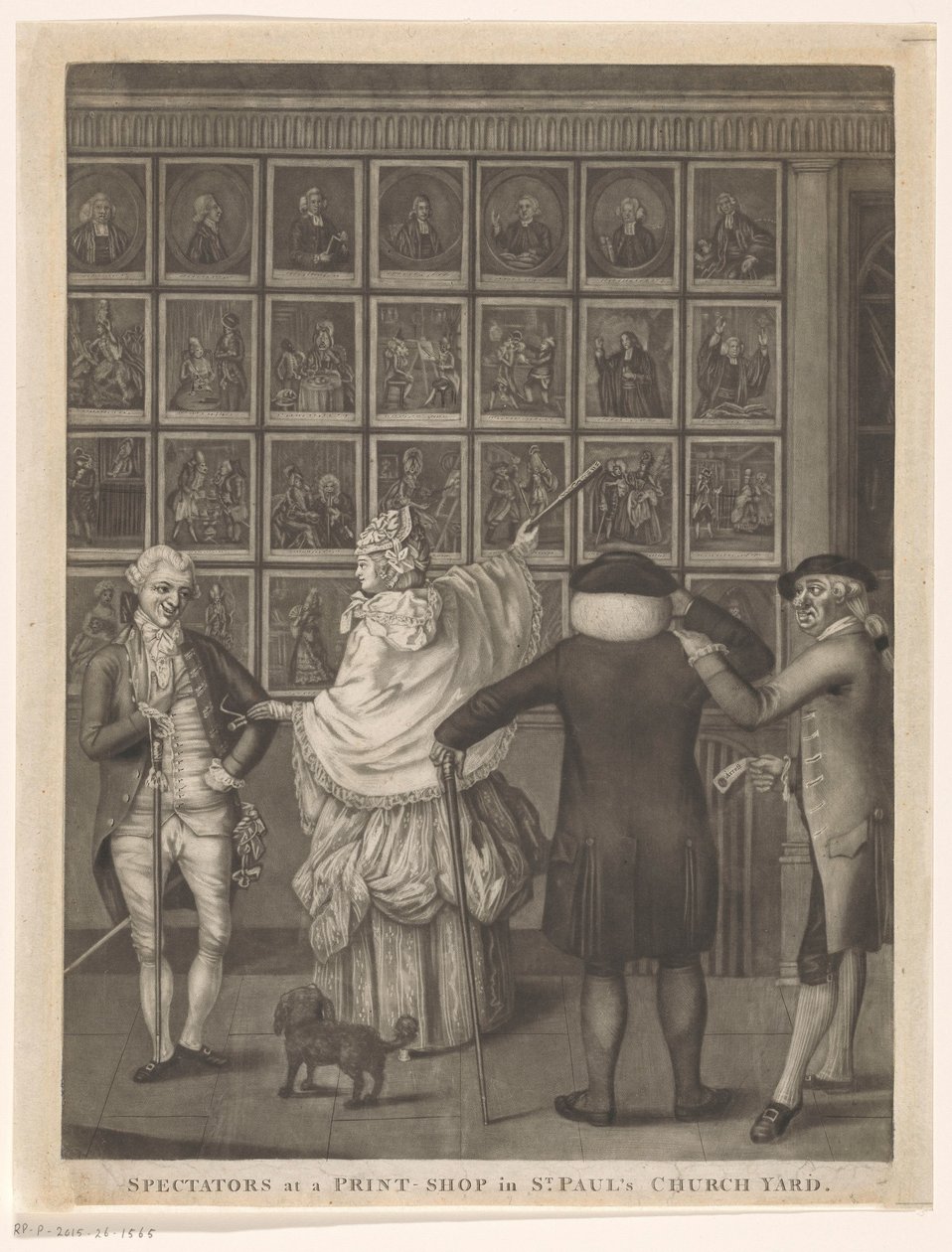 Spectators at a Print-Shop in St. Paul
