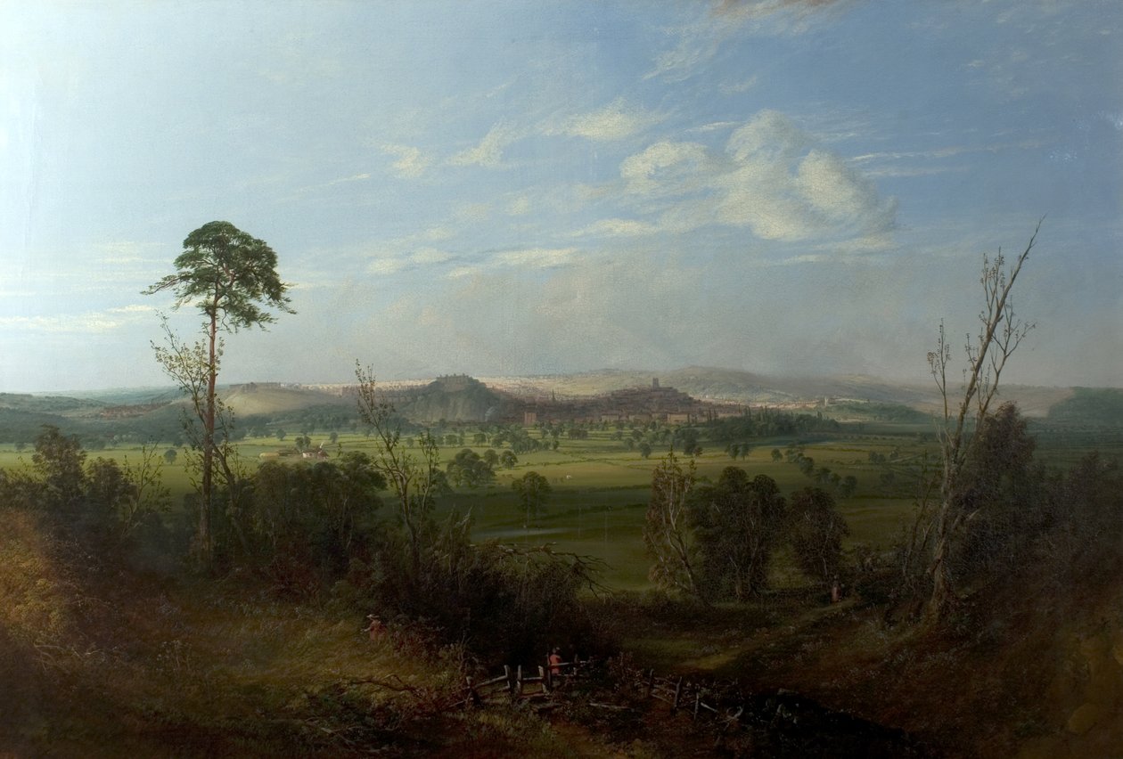 View of Nottingham from Wilford by John Rawson Walker