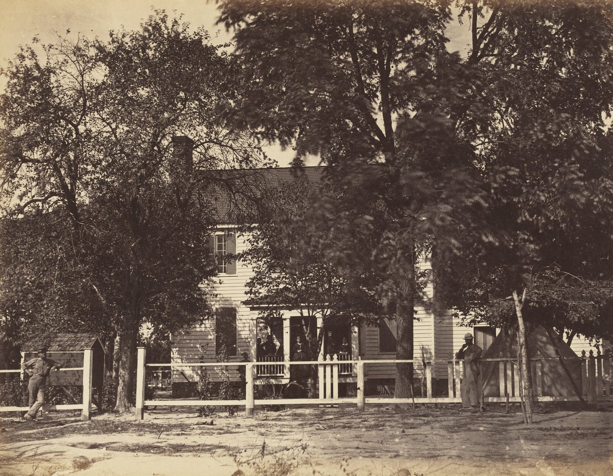 Aiken House, on Weldon Railroad, Virginia by John Reekie
