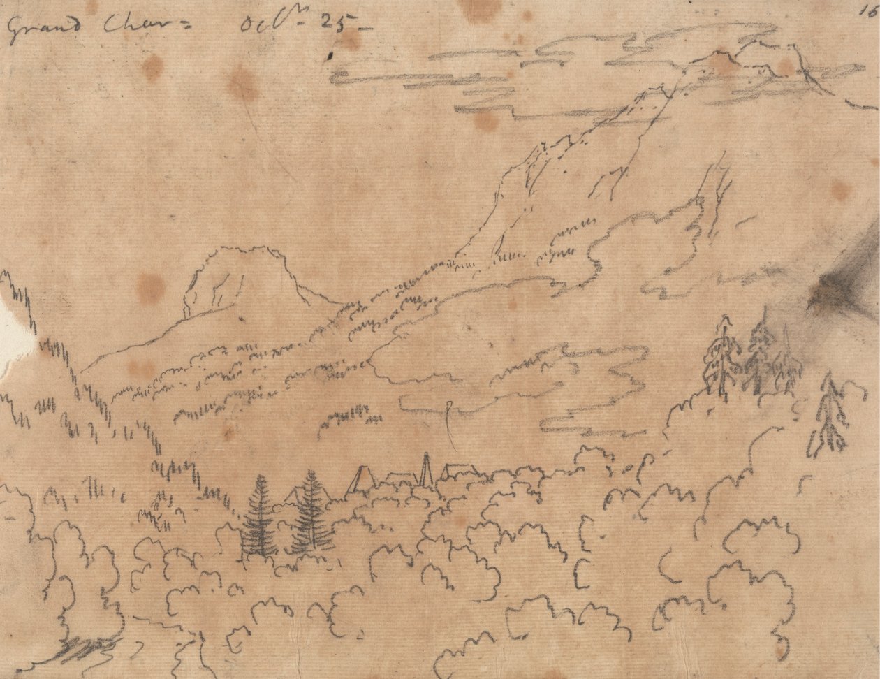 Grand Chartreuse, October 25 by John Robert Cozens