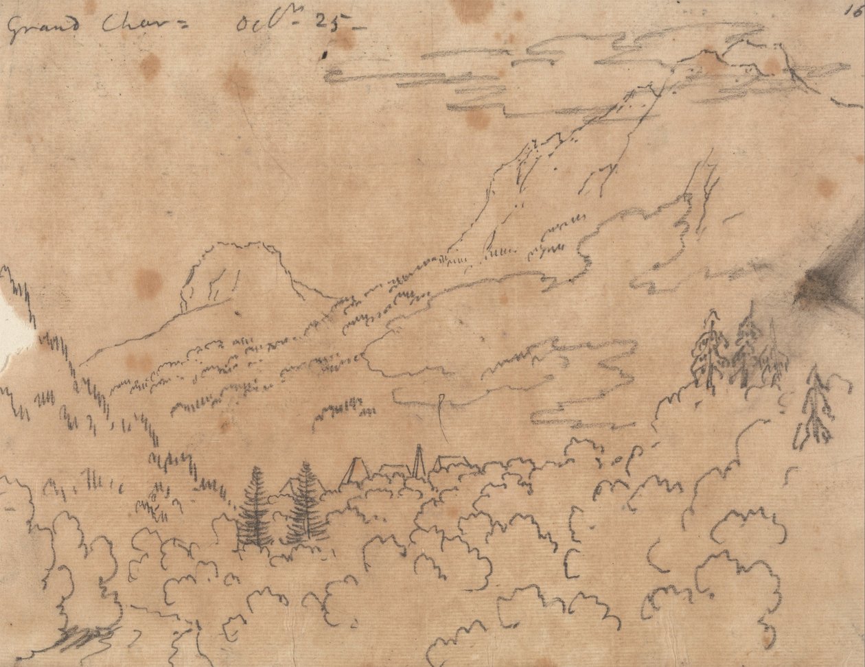 Grand Chartreuse, October 25 by John Robert Cozens