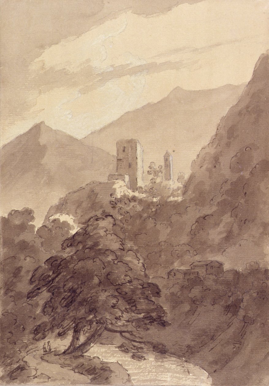 In the Grisons by John Robert Cozens