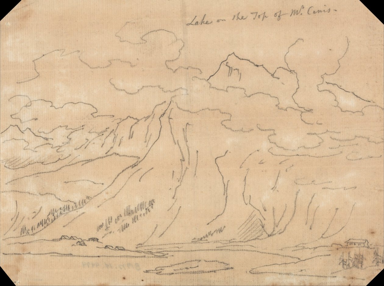 Lake on the Top of Mont Cenis by John Robert Cozens