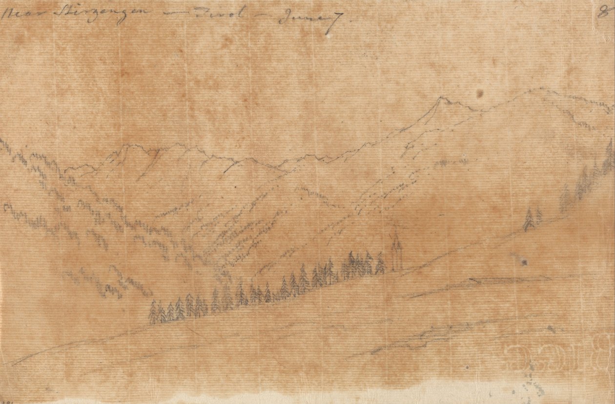 Near Sherzing, Tyrol, June 7 by John Robert Cozens