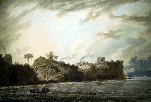 On the Coast of Posillipo, near the Point, from Montechiaro by John Robert Cozens