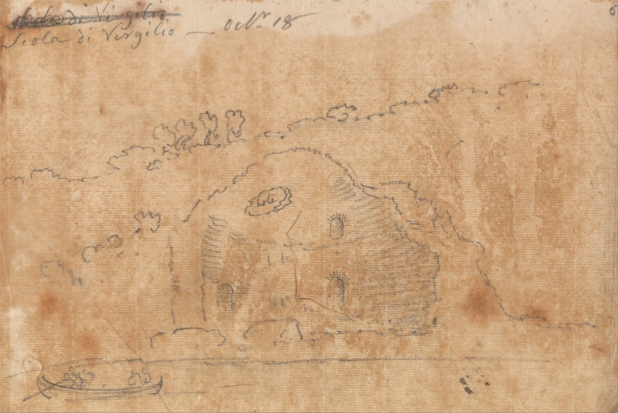 School of Virgil, October 18 by John Robert Cozens