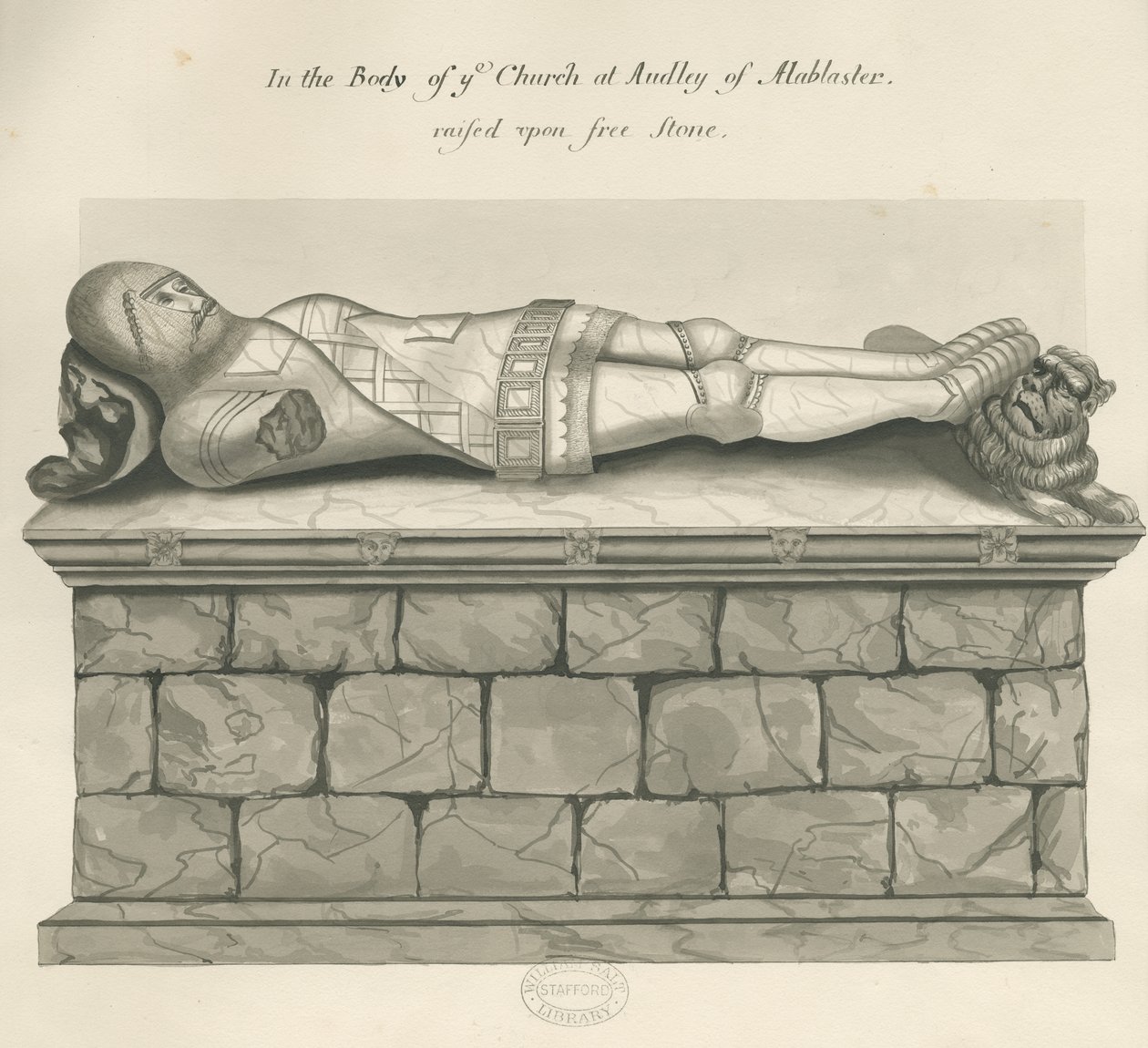 Audley Monuments - Audley Knight by John Robert Fernyhough
