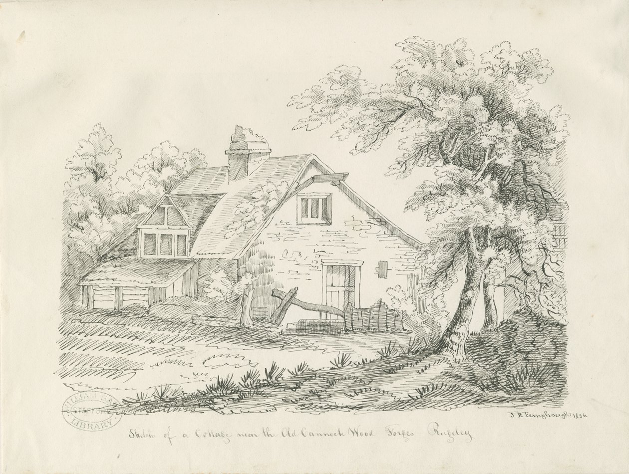 Rugeley - Cottage near Old Cannock Wood Forges by John Robert Fernyhough