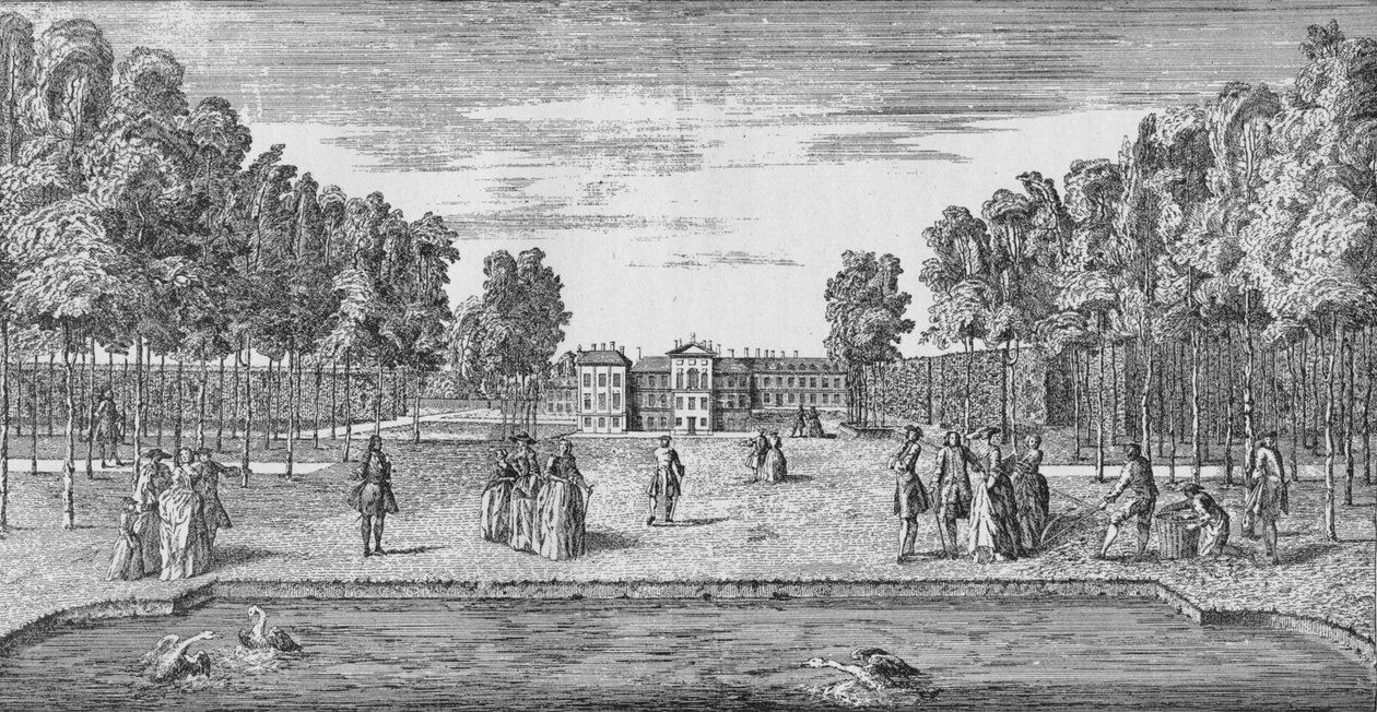 Kensington Palace in Georgian Times by John Rocque