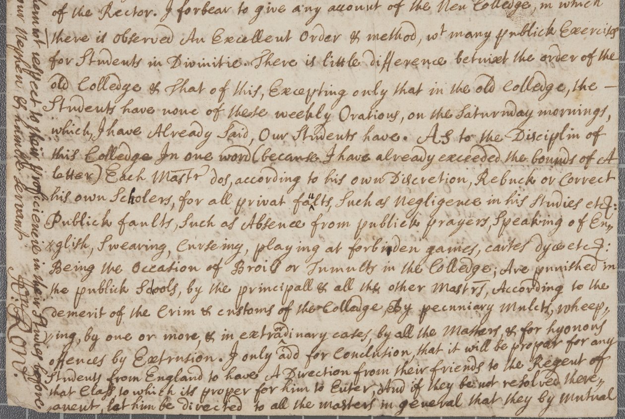 A Letter from John Row, a Student at St Andrews, to His Uncle by John Row