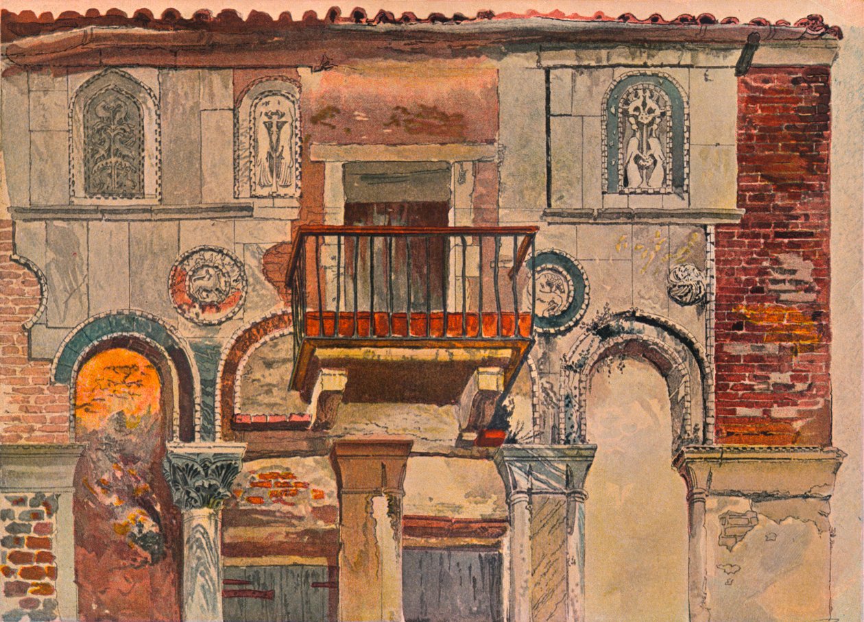 Fondaco De Turchi, Venice, c. 1853 by John Ruskin