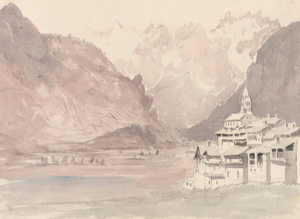 Swiss Mountain Landscape by John Ruskin