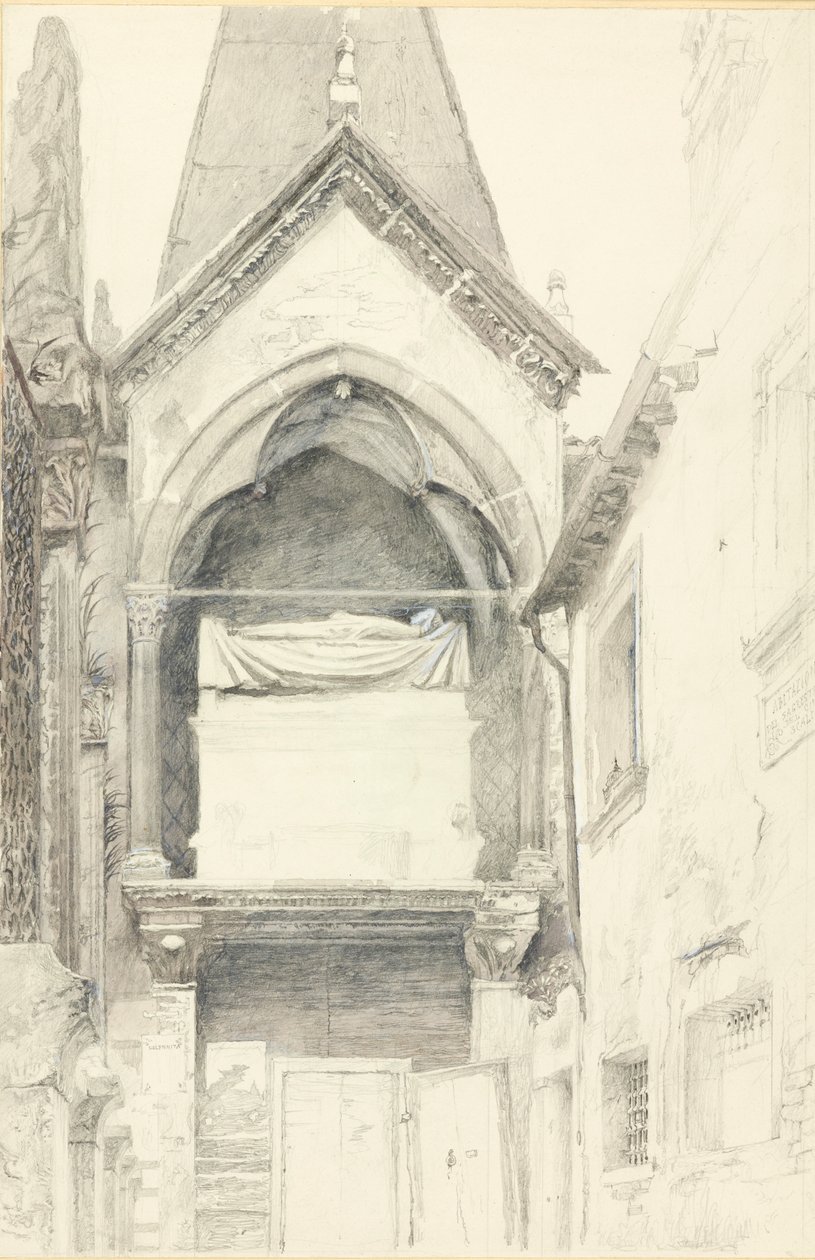 The Tomb of Cangrande I della Scala, Verona by John Ruskin