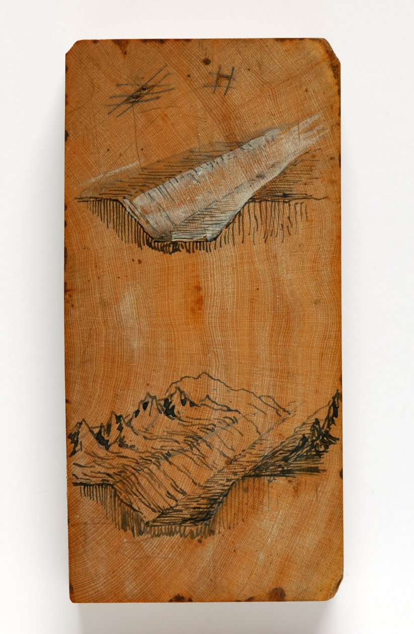 The Trench of the Valley of Chamonix and the Peaks above the Trench by John Ruskin