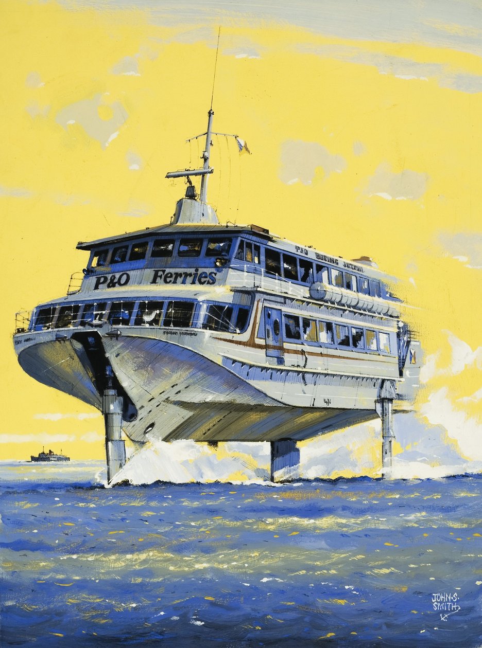 Cross-Channel Jetfoil by John S. Smith