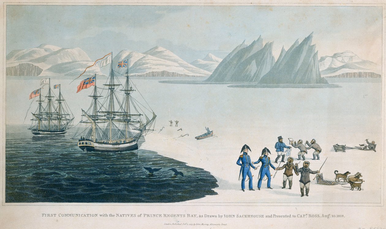 First Communication with the Natives of Prince Regents Bay by John Sackhouse