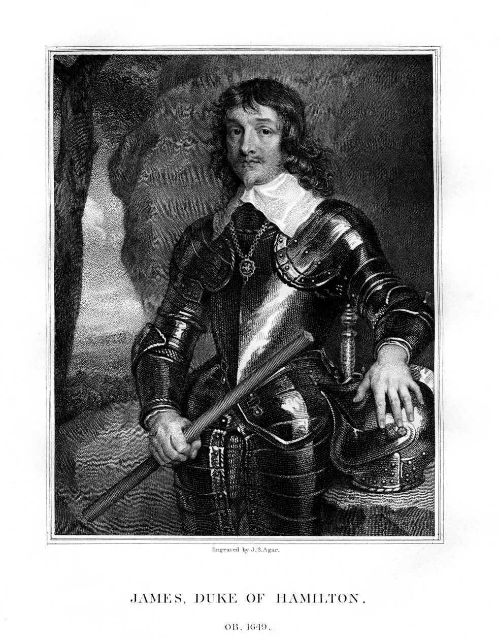 James Hamilton, 1st Duke of Hamilton, Scottish nobleman by John Samuel Agar