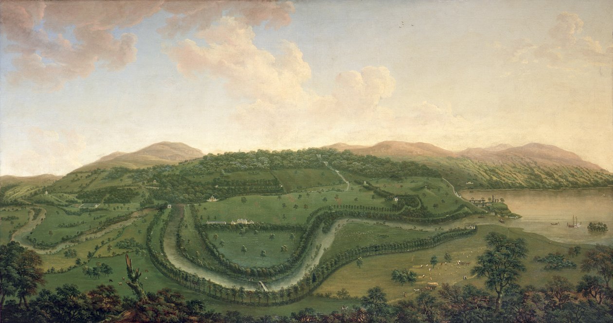 Taymouth from the North, 1755 by John Sanger