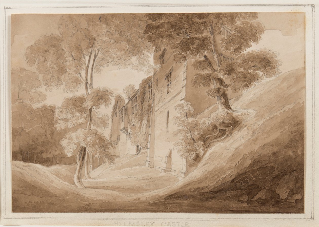 Helmsley Castle, Yorkshire, 25-27 October 1824 by John Scarlett Davis