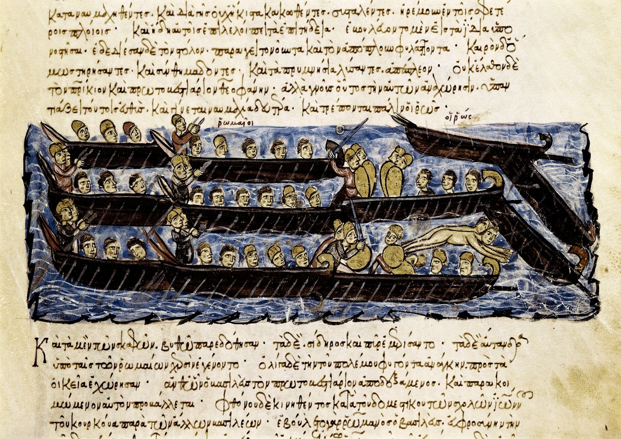 A Russian fleet, miniature from 